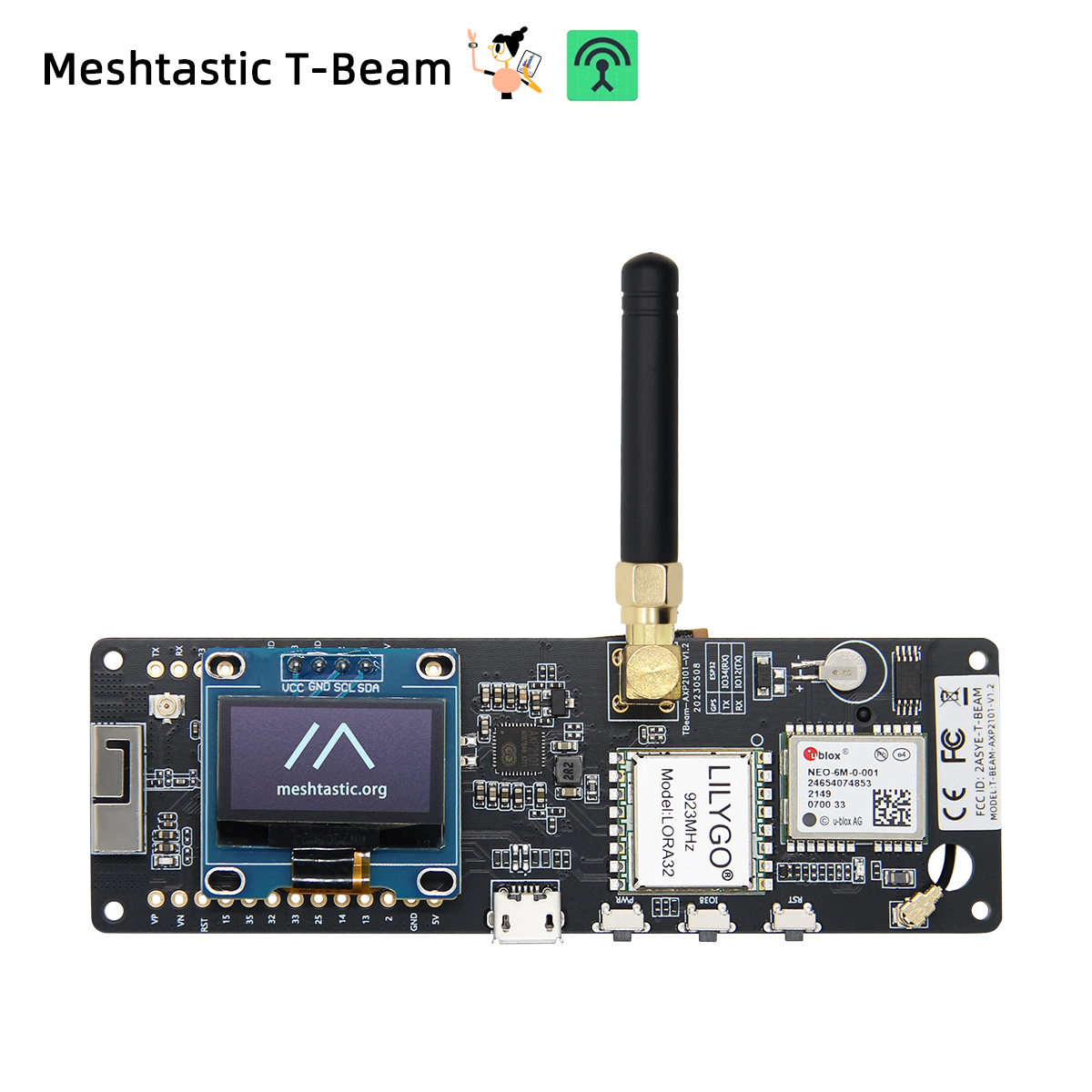 Ttgo Tdisplay - LILYGO® TTGO Meshtastic T-Beam -Carte de