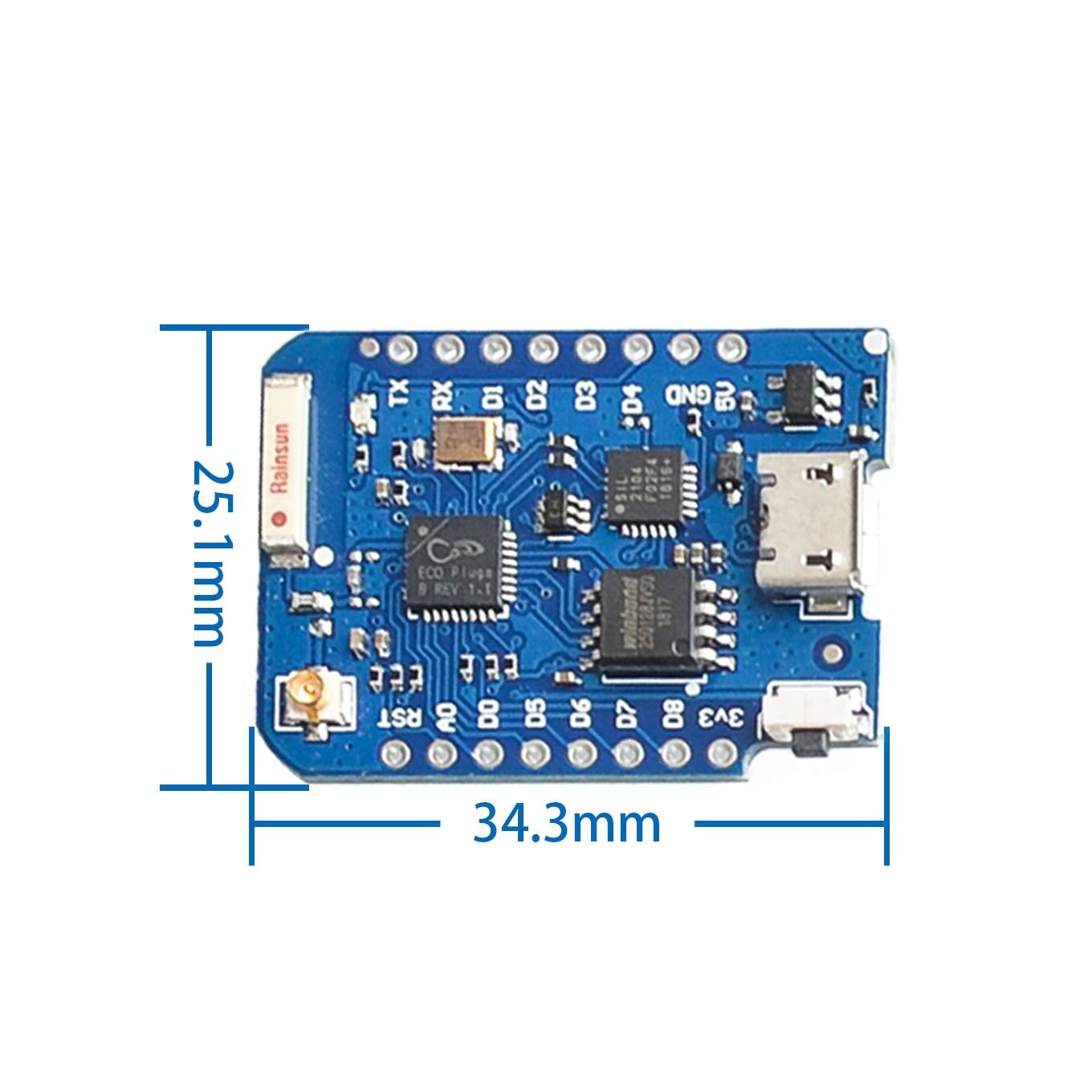 WEMOS D1 Mini Pro 4M 16M Bytes - Wemos D1 avis et prix