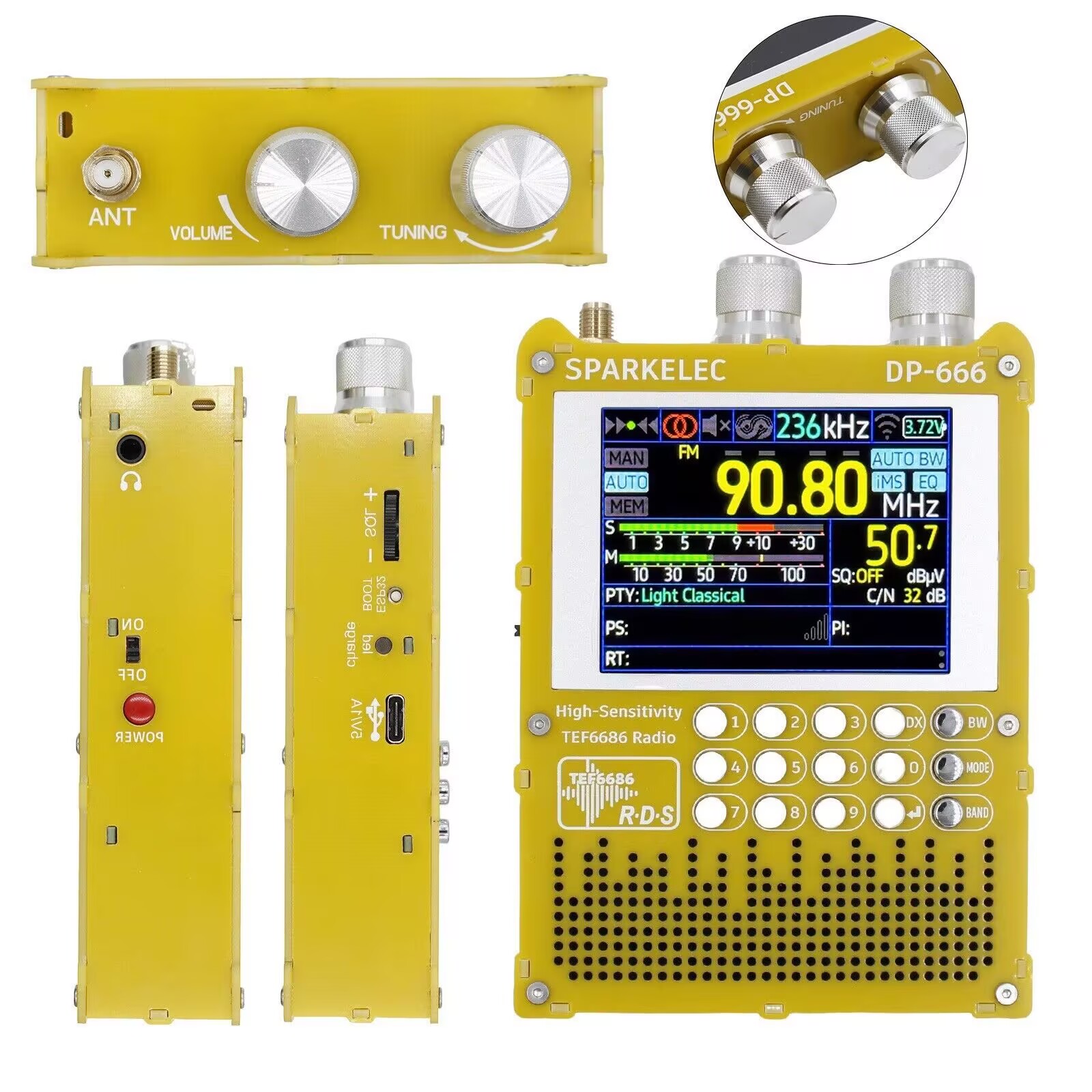 Nouveau DP-666 TEF6686 Radio h - Devkitc avis et prix